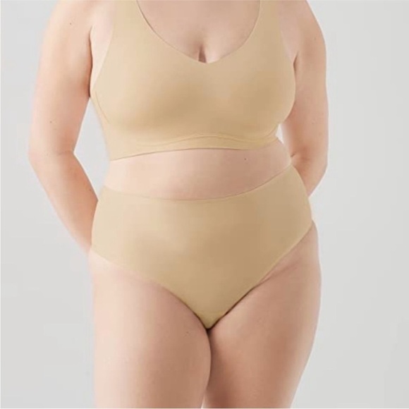 NWT Bundle True Body High Rise Thongs Panties 3 Pack Multicolor XS-LG - Picture 1 of 4